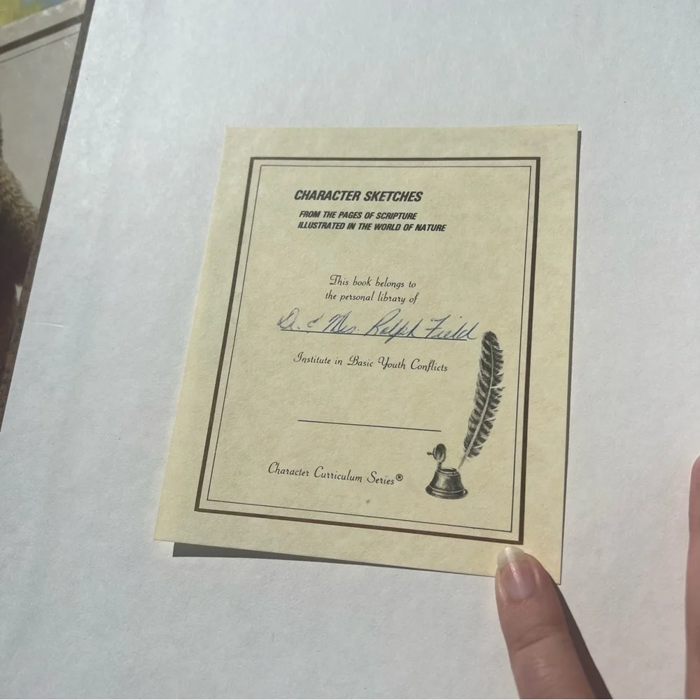 Vintage Character Sketches from the Pages of Scripture Nature Illustrated - Picture 4 of 7